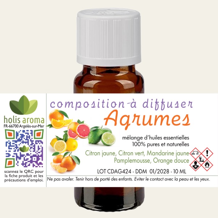 Composition à diffuser - Agrumes