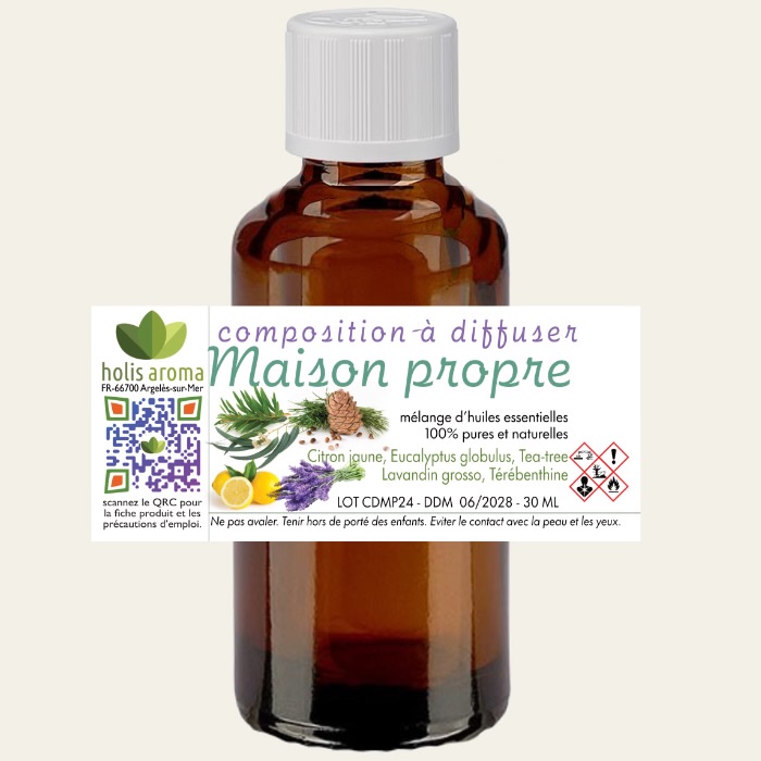 Composition à diffuser - Maison propre