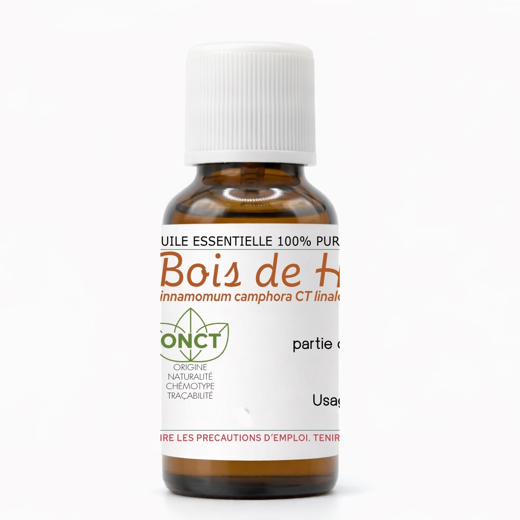 Huile essentielle de Bois de hô Label ONCT