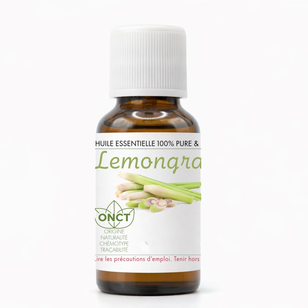 Huile essentielle de Lemongrass Label ONCT