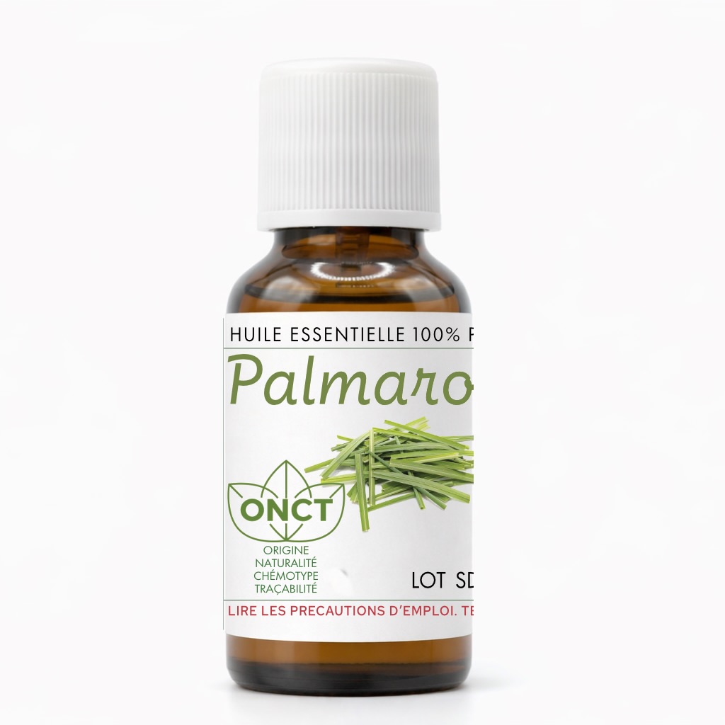 Huile essentielle de Palmarosa Label ONCT